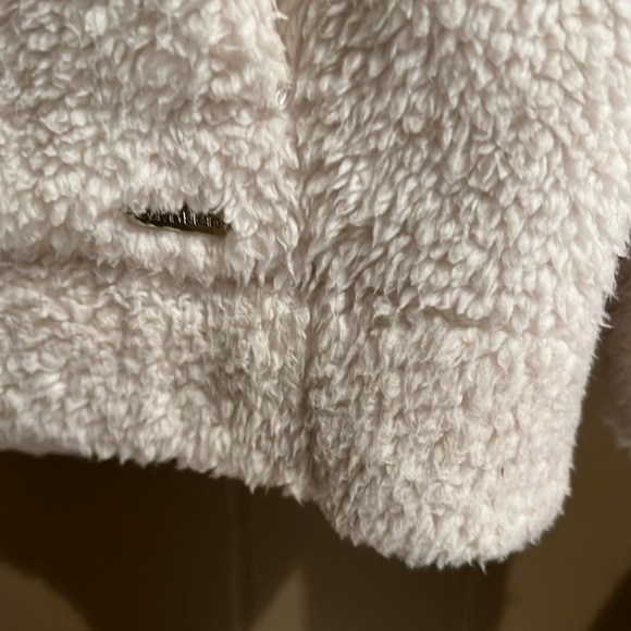 Calvin Klein Women’s Fleece Full Zip Jacket in Winter White Sz Large - Picture 6 of 10